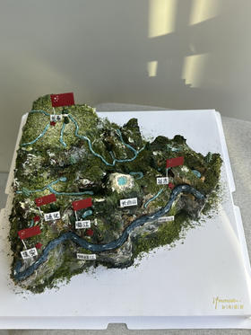 「创意定制」微景观 可定制 吉林地图 老兵走过的足迹