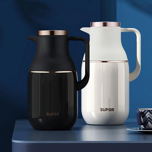 苏泊尔（SUPOR） 保温壶家用大容量热水壶304不锈钢暖水壶保温水壶热水瓶 1.7L容量象牙白 KC17FZ50 商品图0