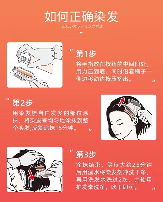 【品牌直供 多色可选】【新老包装随机发货】美源（MEIYUAN） 日本美源CIELO宣若染发膏染发剂持久固色不伤头皮染发遮盖白发 商品图13