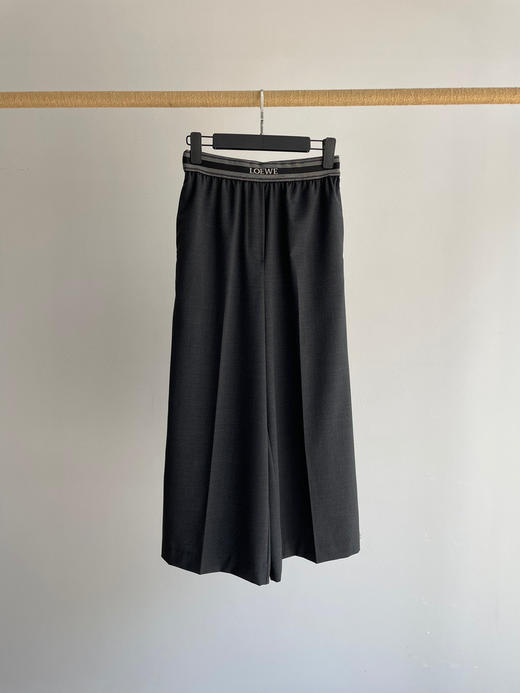 65-9排他性独家圆正 LEW 24ss 精纺羊毛 松紧腰带 阔腿九分裤 商品图10