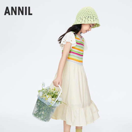安奈儿女童连衣裙	ag423804 商品图2
