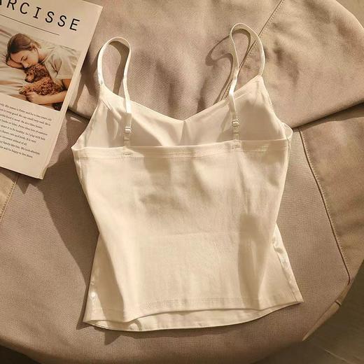 「买1送1！59.9到手两件」中国风国潮提花缎面吊带背心 女带胸垫高级感小众短款打底上衣 商品图3