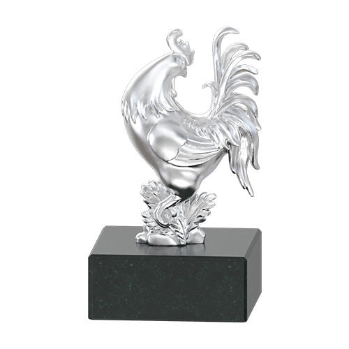 《福运生肖》吉祥十二生肖摆件 足银 足金 配和田玉（青玉） 仅接受定制  可指定克重 商品图11