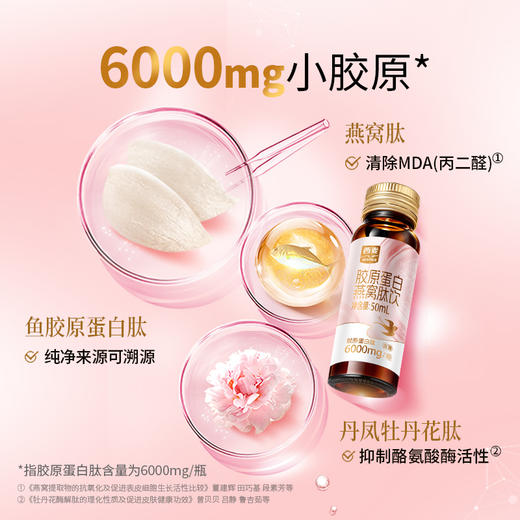 西麦胶原蛋白燕窝肽饮(电商)（50ml*10） 商品图2