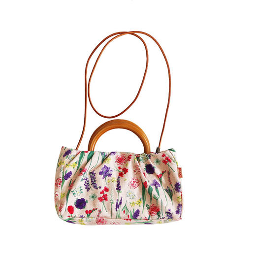 HUJI祤集sunrise手提斜挎包插画花花 商品图5