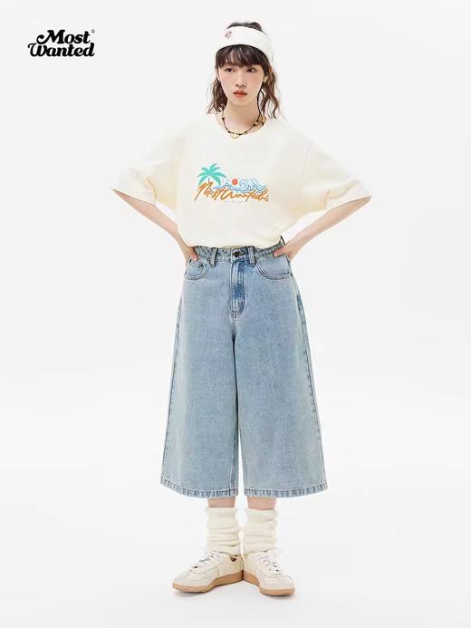 mostwantedlab彩虹/M2412159/夏威夷手写logo海浪圆领短袖 商品图2