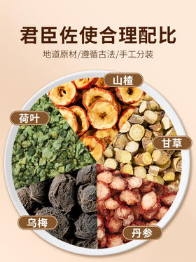 神农金康 乌梅汤2.0乌梅荷叶山楂甘草丹参组合乌梅汤荷叶饮 原生态真滋补喝护家人健康