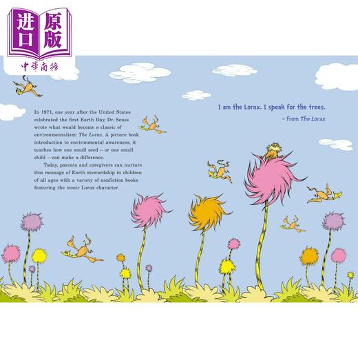 【中商原版】Dr Seusss The Lorax Books 英文原版苏斯博士非小说类儿童生态知识科普图书3册What Humming Fish Wish Hug a Bug 商品图3