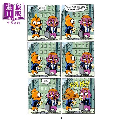 【中商原版】桥梁漫画 龙虾警察1 Officer Clawsome Lobster Cop 英文原版 儿童幽默漫画故事 动物图画图像小说 童书 8岁以上 商品图3