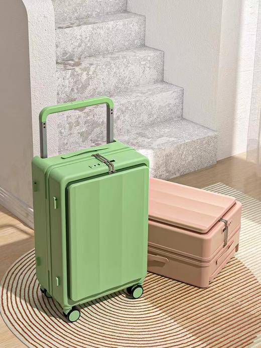 宽拉杆行李箱前置开口多功能旅行箱女密码皮箱子男拉杆箱商务新款 商品图5