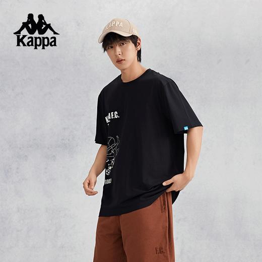 kappa卡帕背靠背夏季跑步运动上衣2024新款t恤男短袖休闲半袖男款K0E52TD14 商品图2