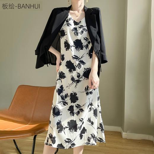 【板绘-BANHUI】新款女士V领裙 商品图2