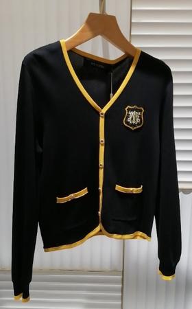 马天奴撞色针织衫 MRS112SWH0