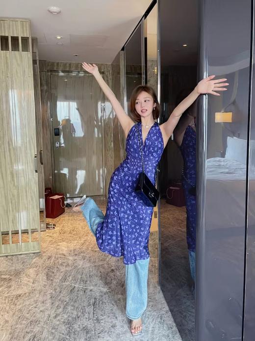 清仓捡漏  LINCHAOZHANG私服定制系列  LL240420印花吊带裙LK240287牛仔直筒裤 商品图4