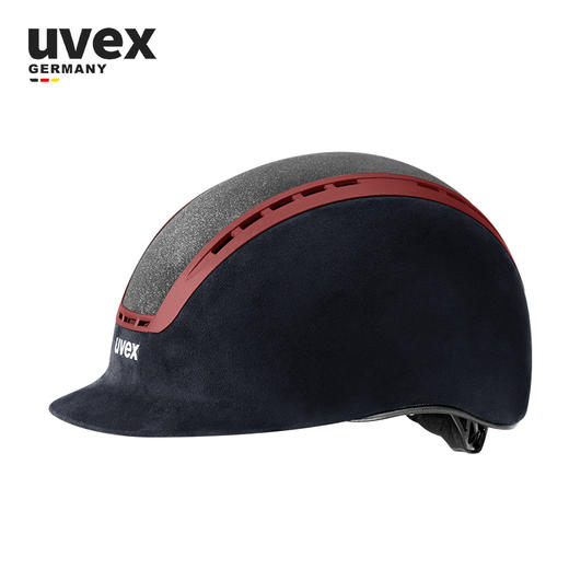 UVEX德国进口超轻透气绒面男女马术头盔 骑士头盔骑士帽马术帽 商品图1