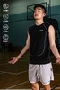 LUSHISI「坎肩背心」明线夏季训练服速干运动凉感紧身无袖t恤男女 商品缩略图5
