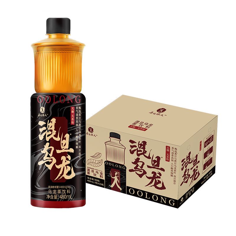 屈臣氏 茶之旅人混旦乌龙茶  480ML*1*15