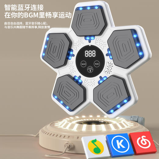 麦迪哈雷智能音乐健身拳击靶 释放压力 锻炼身体 商品图3