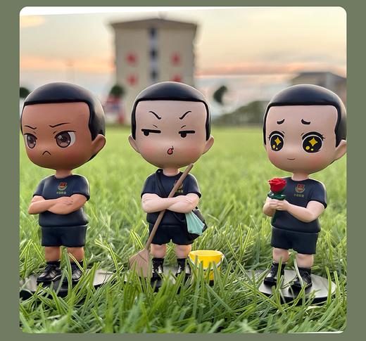 【小萌体能手办系列】8cm体能手办公仔摆件 创意造型玩具手办车载摆件m 商品图4