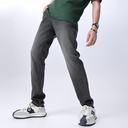 【新品上新】HX 夏季水洗直筒牛仔长裤/Y201420009101 商品图2