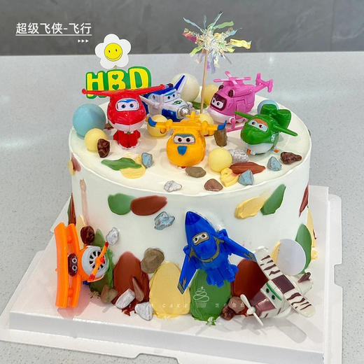 【超级飞侠家族】儿童水果夹心蛋糕 商品图0