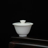 暗香疏影 悬停盖碗白瓷盖碗可悬停泡茶碗陶瓷功夫茶具二才 商品缩略图2