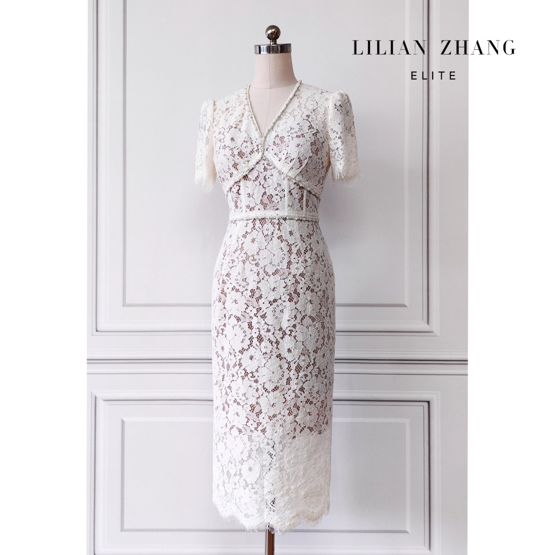 E-定制—收藏级—“古典浪漫”—遇见倾心—Lady挚爱Lace连衣裙 2401051