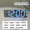 【灯光柔和 时尚实用！】镜里穿越时空，梦中与自己相遇。温度提醒，声控触发。LED简约镜面电子闹钟化妆镜，学生上班族必备，USB电池两用，让懒惰的你方便起床，告别贪睡！ 商品缩略图7
