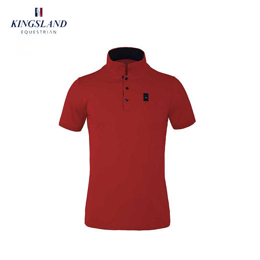 欧洲进口Kingsland夏季款儿童马术骑马短袖衬衫T恤男女同款 商品图1