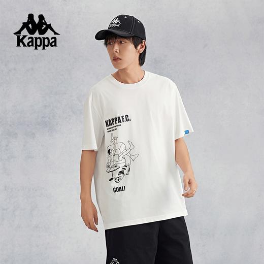 kappa卡帕背靠背夏季跑步运动上衣2024新款t恤男短袖休闲半袖男款K0E52TD14 商品图0