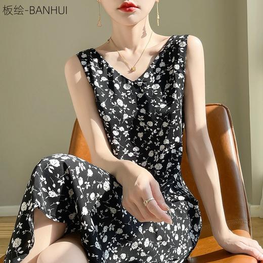 【板绘-BANHUI】新款女士V领裙 商品图10