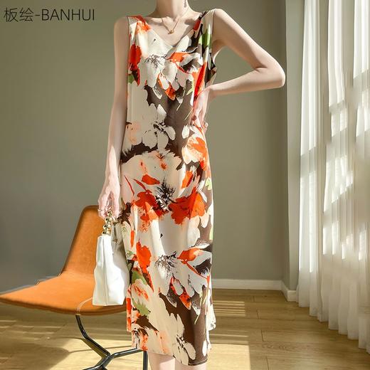 【板绘-BANHUI】新款女士V领裙 商品图7