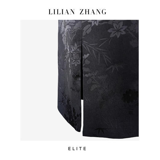 2401030  E系列—「东方意蕴」—“中式老钱”——提花新中式改良旗袍连衣裙 商品图3