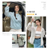 2025夏季轻薄防晒皮肤衣 UPF50+连帽拉链防水开衫外套 宽松防晒服上衣 商品缩略图2