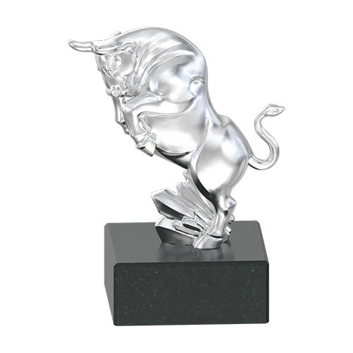 《福运生肖》吉祥十二生肖摆件 足银 足金 配和田玉（青玉） 仅接受定制  可指定克重 商品图8