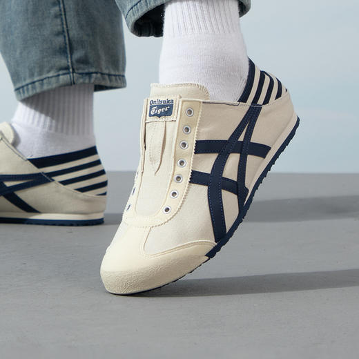 Onitsuka Tiger鬼冢虎 MEXICO 66一脚蹬两穿帆布鞋 商品图1