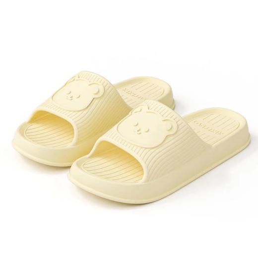 软萌可爱小熊拖鞋男女室内居家防滑踩屎感情侣夏季夏凉拖鞋 商品图6