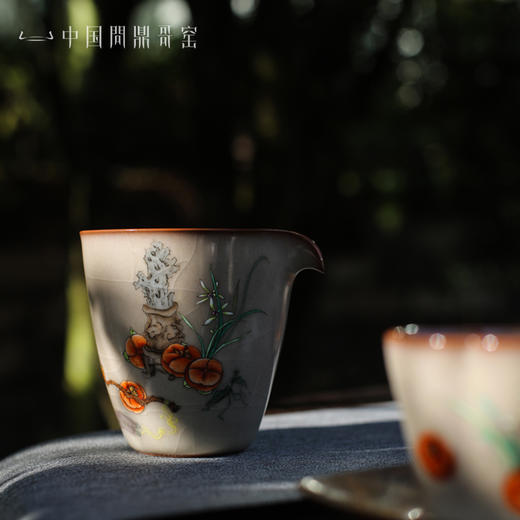 问鼎哥窑牛角款柿事如意套组（缺货） 商品图2