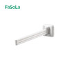 FaSoLa卫生间毛巾置物架免打孔墙上壁挂毛巾杆可旋转浴室收纳挂架 商品缩略图5
