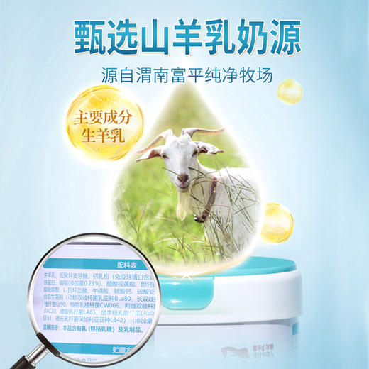 【陕西】羊羊大使乳铁蛋白免疫球蛋白羊奶粉400g 商品图1