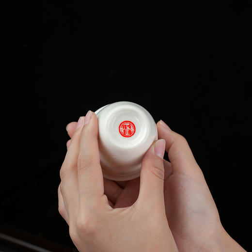 暗香疏影 留香杯白瓷单杯闻香杯个人专用陶瓷茶杯品茗杯瓷杯 商品图4