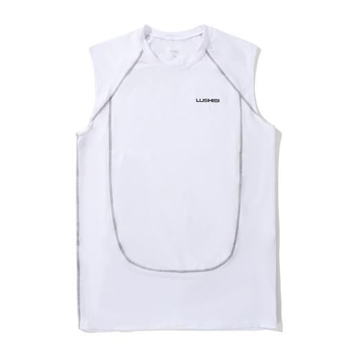 LUSHISI「坎肩背心」明线夏季训练服速干运动凉感紧身无袖t恤男女 商品图3