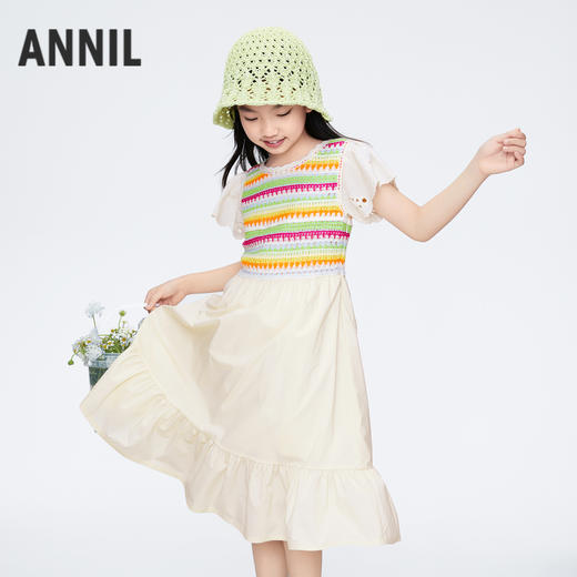 安奈儿女童连衣裙	ag423804 商品图1