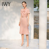 IWY/法式粉色连衣裙高级感飘带蝴蝶结西装裙优雅气质仙女约会裙子Q1112 商品缩略图1