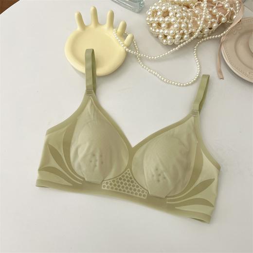 【超薄款凉感无痕内衣】小胸聚拢上托 透气冰丝兔耳朵无钢圈文胸胸罩 商品图9