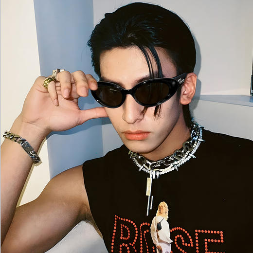 普莱斯新款太阳镜 PRS24038A 赛博朋克风 凹造型利器 TR材质镜框 TAC偏光镜片 男女同款 四色可选 商品图4