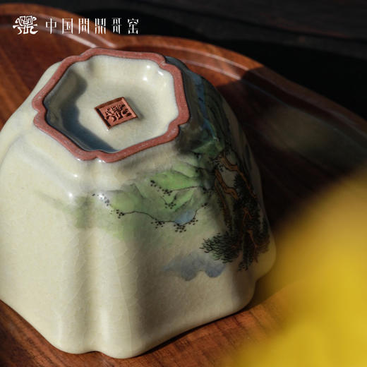 问鼎哥窑寿方杯(静谧山林)（缺货） 商品图4