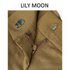 Lilymoon24春夏新款解构感休闲中裤休闲裤时尚百搭通勤显瘦五分裤 商品缩略图3