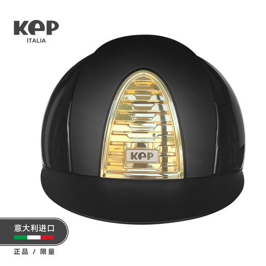 KEP意大利进口马术头盔黑色金框CROMO2.0  骑士头盔 商品图0