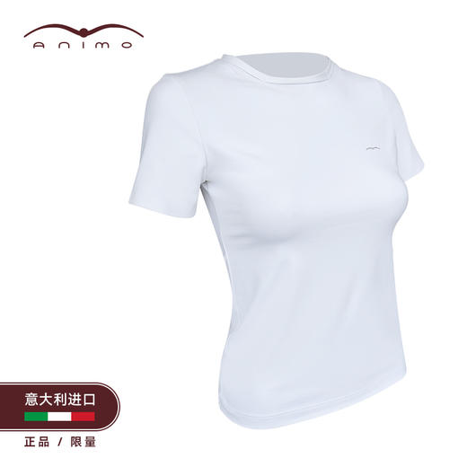 Animo意大利进口女款T恤运动短袖T恤马术体恤骑马薄款上衣 商品图1
